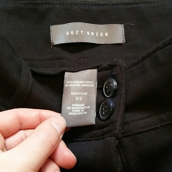 Suzy Shier | Black dress pants - Picture 3 of 3